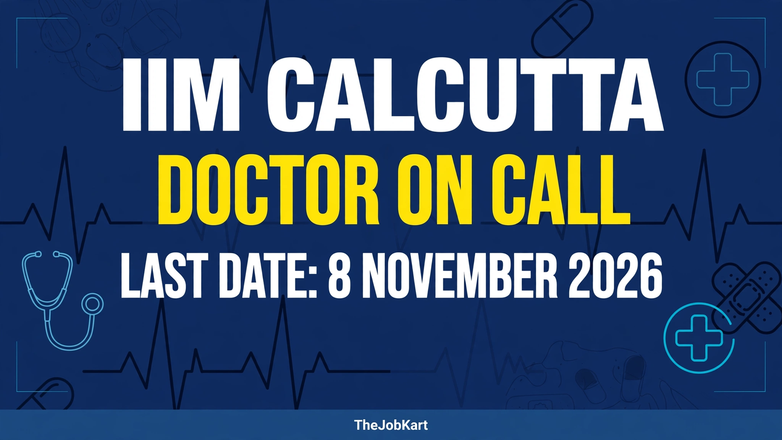 IIM Calcutta Doctor on Call Recruitment 2026