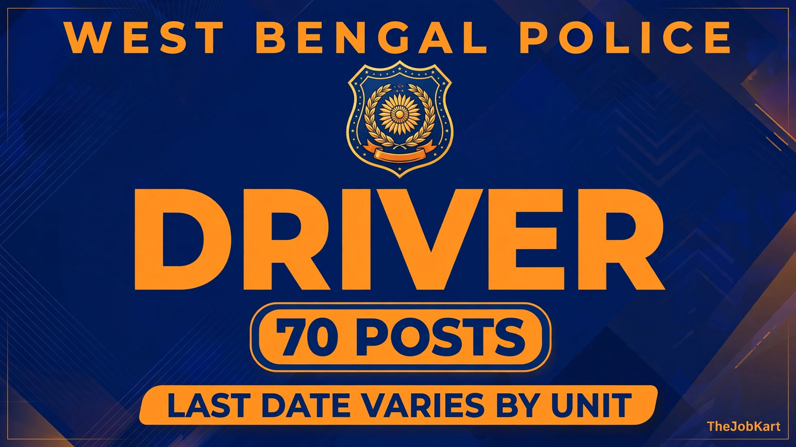 West Bengal Police Driver Recruitment 2026